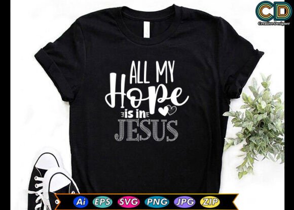 ALL MY HOPE is in JESUS Embroidery Design Review