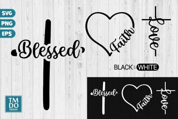 Blessed Faith Love SVG Bundle for Real-World Embroidery Projects