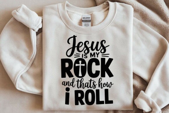 Jesus Is My Rock SVG Christian Faith Design Review