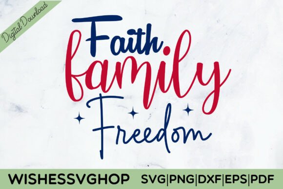 Reviewing Faith Family Freedom SVG PNG for Real Embroidery Projects